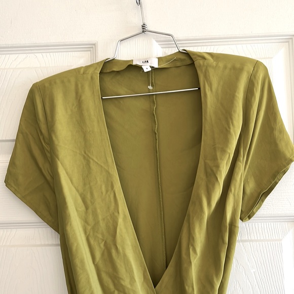 LPA Kian Dress in Kermit Green - Picture 6 of 11